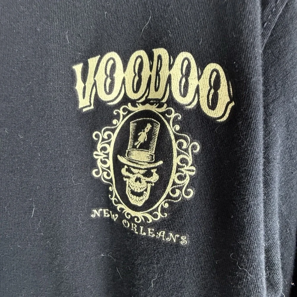 Voodoo New Orleans Unisex Long Sleeve Tshirt‎ 100% Cotton Medium - Picture 4 of 5